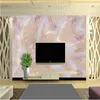 Wallpapers Milofi Grande Papel de Parede Mural Personalizado 3D Simples Atmosférico HD Fundo de Mármore