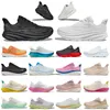 2024 Hokkas One Bondi 8 Chaussures de course Femmes Plate-forme Baskets Hk Clifton 9 Hommes Noir Blanc Harbor Hommes Femmes Cloud Hommes Baskets Runnners 36-45