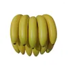 パーティーデコレーション人工バナナバンチシミュレーションフルーツモデルPography Propograbs Shop Kitchen F0T4