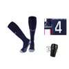 - Chaussettes d'entraînement de football pour enfants Chaussettes de football d'équipe Chaussettes de sport épaisses 240322