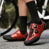 Calzature Nuovi Uomini Sneaker da ciclismo Scarpe da ciclismo per bicicletta da strada Scarpe basse da Mtb Tacchetta Scarpe da mountain bike autobloccanti Sneaker da velocità