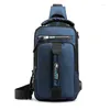 Рюкзак мужской нейлоновый рюкзак сумка с USB Inter мужской слинг грудь через плечо S рюкзак сумка 4 применения