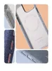Étuis de téléphone portable SZCURCCoque d'iPhone Magsafe en lin fabriqué à la main avec cadre en alliage d'aluminium pour iPhone 15 Pro Max 14 13 12 2442