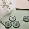 Gift Wrap Wedding Invitation Envelope Wax Seal Self Adhesive Stickers Perfect For Invitaion Envelopes Wrapping Party