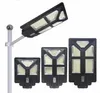 LED Solar Street Light Pir Sensor Waterproof IP65 300W 400W 500W LED -strålkastare Spotlight Wall Lamp för utomhus Garden Road Pathwa4159908