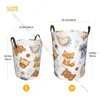 Laundry Bags Bathroom Basket Cute Forest Characters Folding Dirty Clothes Hamper Bag Home Storage