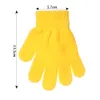 Winter Children Stretch Knitted Glove Warm Candy Color Full Finger Gloves Magic Figure Skating Special Gloves for Boy Girl