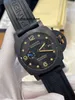 Uhrdesigner Luxus 1950 Automatische mechanische Herren 44mm Uhren voller Edelstahl wasserdicht