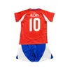 2024 Chile ALEXIS VARGAS Seleção Nacional Kids Kit Camisa de Futebol OSORIO PEREZ OSORIO Home Away Criança Camisas de Futebol Uniformes de Manga Curta