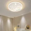 Ceiling Lights Nordic Bedroom Creative Led Lamp Personalized Restaurant Art Starry Moon Meteor Circle Room Lighting Fixtures