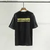 Erkek Tişörtler 2019SS Vetement T-Shirt Erkek Kadın Hip Hop Vetement TS En İyi Kalite Strtwear Pamuk Günlük Vetement T Shirt Y240402