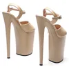 Dance Shoes Peep Toe 23CM/9inches PU Upper Plating Platform Sexy High Heels Sandals Pole 058