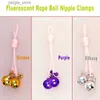 Other Health Beauty Items Exotic Accessories Couple Sex Tools Fluorescent Rope Bell Nipple Clip Female Bdsm Adult Flirting Game Binding Equipment Y240402