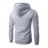 Sweat-shirt à capuche pour hommes, veste à manches longues, manteau athlétique, hauts zippés, vêtements d'extérieur, rouge, gris, noir, bleu, marine, gris foncé