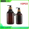 Płynna dozownik mydła 1/2pcs 300/500 ml pompka łazienka szampon kuchenny drewniane butelka do napełniania żelowe do przechowywania rąk