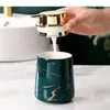 Dispensador de sabão líquido portátil Chuveiro portátil Shampoo Dispensação de garrafas Cerâmica de espuma Banheiro vazio Acessórios da cozinha da cozinha