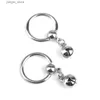 Other Health Beauty Items 1 pair of 14G stainless steel pendant nickel rings with a novel design of on the main body equipped with nickel rings Y240402