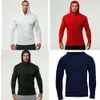 Hommes GYM Fiess Sweats à capuche Couleur unie à capuche athlétique décontracté Sports Sweatshirts Hauts Manches longues