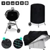 1pc 190t/210D BBQ Copertura anti-poltona impermeabile Weber pesante grill grill grill cover pioggia pioggia copritura rotonda del barbecue protettivo