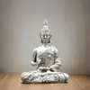 Dekoracyjne figurki Buddha Statua rzemiosła antyczna prezent figurka rzeźba żywica do salonu domowe biurko ogrodowe