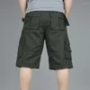 Shorts pour hommes été hommes armée Cargo travail décontracté poche de lavage court mode Joggers ensemble pantalon militaire grande taille 29-46