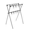 Tools Outdoor Camping Hanging Rack with Top Plate Aluminum Alloy Portable Tripod Light Lantern Stand Picnic Bbq Storage Shelf