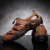 أحذية SHENCE MEN SUMMER MENTER SHEALE SHOED RUNGE RUNGE REARDEAR SADVERAY Shoes Man Sports Shoes Sloft Sineakers Sandals بالإضافة إلى حجم 3848