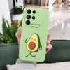 Случаи сотового телефона Avocado Family Case для Samsung Galaxy S24 S23 S22 S21 S20 Ultra Plus Fe S10 S9E Примечание 20 Ultra 10 9 Крышка 2442