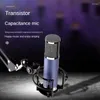 Mikrofoner F22 Stor membrankondensator Mikrofon Live Recording Motherboard High Sound Quality