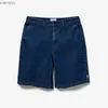 Heren jeans Japanse trendmerk wtaps heren denim shorts heren zomer retro casual los gewassen blauw shorts straat hiphop solid shortsl2404