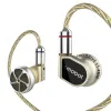 ヘッドフォンSMABAT M5 PRO MAZE ACOUSTICS FLATHEAD EARPHONE 15.4mm LCPダイアフラムMMCXインターフェイスケーブル付きモジュラー金属イヤホン