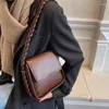 Umhängetaschen Marke Für Frauen Mode Twist Strap Handtasche Hohe Qualität Geldbörsen Umhängetasche Designer Satchel Achselhöhle