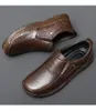 Dress Shoes Men's Loose Feet Large Size Fashionable Business Leisure And Work Leather