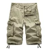 Pantaloncini da uomo Pantaloncini da uomo 2018 Estate Tattico militare da uomo Corto Casual Solid Lti Pocket Cargo Short Plus SizeC240402