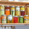 Bouteilles de stockage 10 pièces petits pots Mason fruits confiture sucre gommage le petit couvercle en aluminium