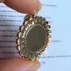 Promozione collane con ciondolo!Ciondoli di conchiglia di madreperla naturale da 30 mm della Vergine di Guadalupe CZ Stone Mary Medaglie religiose