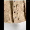 Women's Jackets High Quality French Tassel Small Fragrance Coat Women Autumn Winter Braided O Neck Long Sleeve Elegant Basic Female Short