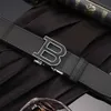 Luxury Mens Automatic Buckle Designer Belt Letter B Plaid Business Casual Pants Belt 6 Colors Men's Belt Designer Märke Jeans Midjeband