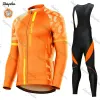 Sets 2022 Ralvpha Winter Warm Fleece Jersey Set Mountian Racing Cycling Jersey Mountian Cycling Jersey Ropa Ciclismo Resistente al frío