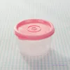 Storage Bottles C63E 3Pcs 160ml Container With Lid Leakproof Reusable Stackable Plastic Box For Microwave Freezer Dishwasher