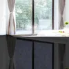 ウィンドウステッカーフィルムステンドグラスソーラー保護プライバシー美的ブラックアウト北欧の家具家具フィルム