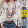 Thin Flower Embroidered Shirts Spring And Summer Fashionable Loose Fitting Bohemian Style Womens Long Sleeved Cardigan Cover Up 240322