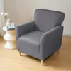 Cadeira cobre elastano clube capa elástica única banheira sofá estiramento ajustável poltrona slipcovers para casa bar contador relaxar cadeiras