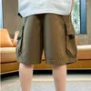 Pantalones cortos para hombres Ropa de trabajo Ropa informal de verano para niños Pantalones 5/4 Estilo grande, mediano y delgado