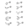 Boucles d'oreilles 1 pièces Cartilage boucle d'oreille Tragus Piercing bijoux Daith acier inoxydable conque Rook pour les femmes