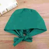 Bérets 1pc chapeau bouffant bandeau de gommage chapeau / casquette de travail pour hommes (vert)