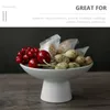 Bowls Snack Fruit Tray Party Cake Holder Wedding Stands Ceramic Plate Vintage Decorative Bowl Home Utensils For Hospitality