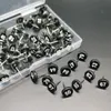 100 pcs nummerierte Thumbtacks nummerierte Pushpins -Kartennadeln für Bulletin -Boards