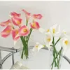 Flores decorativas 1/5 pçs tulipa artificial pe espuma buquê casamento casa decoração do jardim toque real falso flor festival presentes de festa