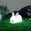 Nacht Lichter Silikon Licht Led Lade Pat Cartoon Kinder Baby Nacht Schlafen Kinder Geburtstag Geschenke Schlafzimmer Lampe